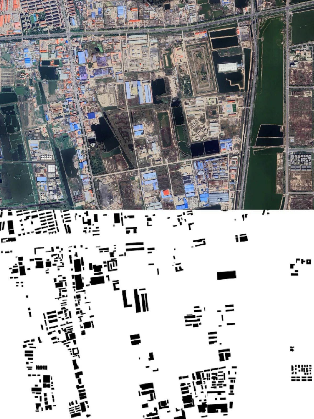 图底关系分析（黑白），场地文脉 AI 设计参考