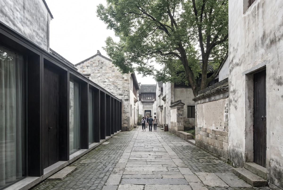 古堡庭院文化展馆，文化展览 AI 设计参考