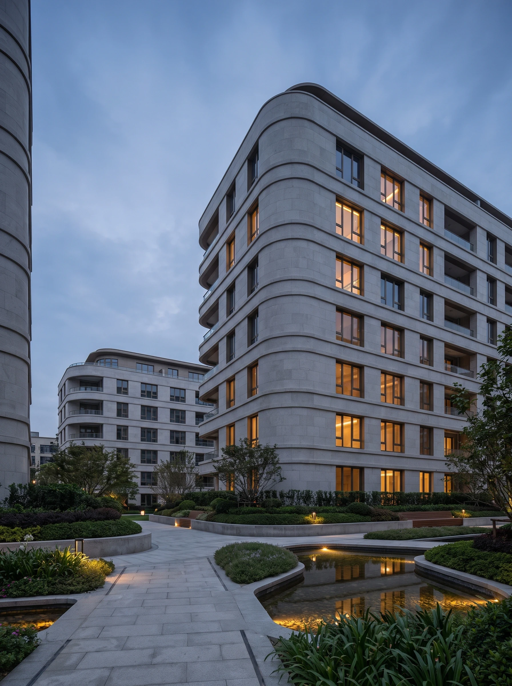 林园中的新古典住宅，住宅 AI 设计参考